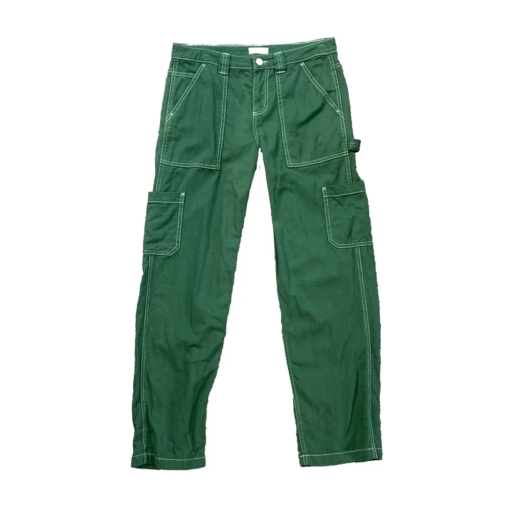 Garage Pants Womens 5 Jungle Dani Cargo Pockets Zip Straight Striking Trousers